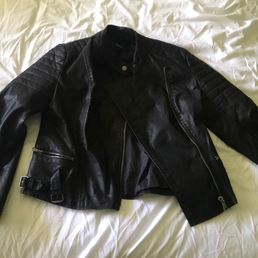 Black pleather jacket